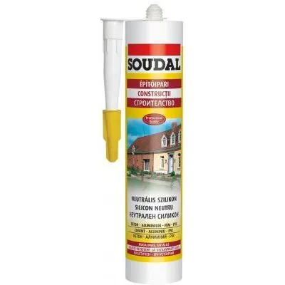 SOUDAL NEUTRÁLIS SZILIKON TR 280ml @ TRANSZPARENS, ÁTLÁTSZÓ