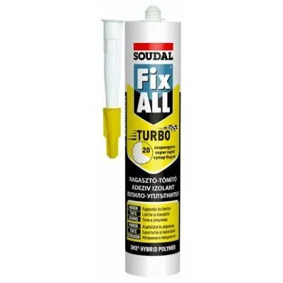 SOUDAL FIX ALL TURBÓ RAG. 290ml @ RAGASZTÓ ÉS TÖMÍTŐ