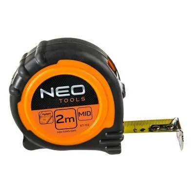 NEO mérőszalag 2m/16mm nylon mágneses@