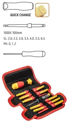 NEO csavarhúzó készlet 1000V 12db@