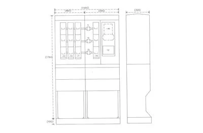 Leásható áramváltós mérő vil21.AS008(villkiterv-150A)-K-150A