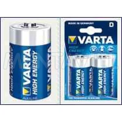 VARTA góliát elem high energy@ alkaline longlife power LR20