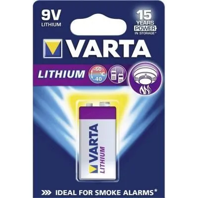 VARTA 9V elem lítium