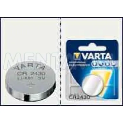 VARTA CR 2430 3V LÍTIUM ELEM 280mAh