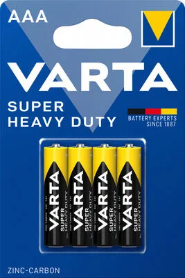 VARTA micro super life LR03 LR03,AAA zink carbon