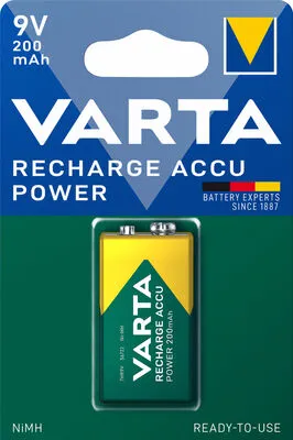 VARTA POWER tölthető elem (akku) 9V 200mAh NiMH