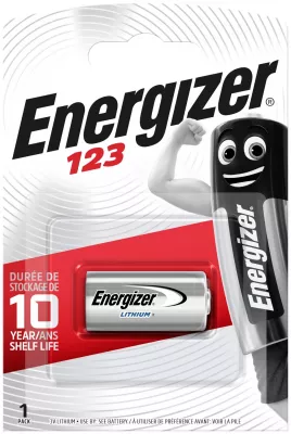 Energizer CR123A elem Lítium