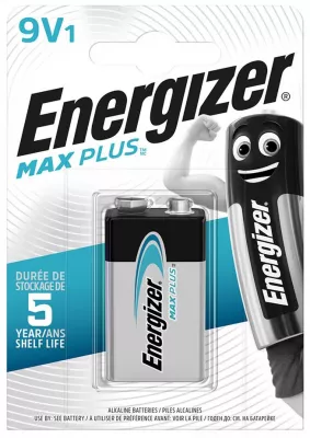 Energizer 9V elem Max Plus Alkáli