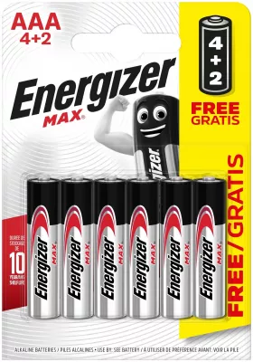 Energizer mikro elem Max Alkáli 6db/