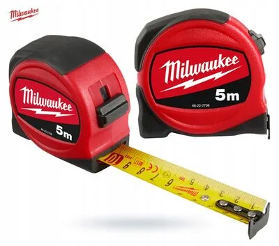 MILWAUKEE mérőszalag 5M/25mm slim@ metrikus, slimline