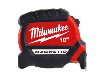 MILWAUKEE mérőszalag 10M/27mm@ metrikus, prémium, mágneses