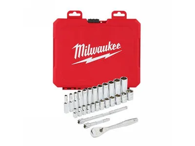 MILWAUKEE 1/4 racsnis dugókulcs készlet metrikus 28db