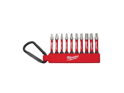 MILWAUKEE SHOCKWAVE bit készlet 10db@ karabineres