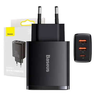 Usb-c kompakt gyors töltő 30W fk@ CCXJ-E01 028970