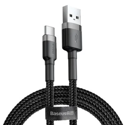 Usb-usb-c töltőbábel fekete 3A @ CATKLF-BG1 016549