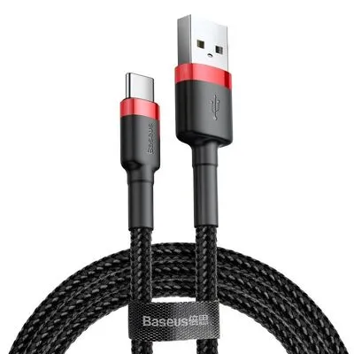 Usb-usb-c töltőbábel 3A 1M fekete @ CATKLF-B91 016550