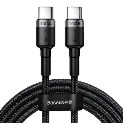 Usb-c usb-c kábel 100W 2M fekete@ CATKLF-ALG1 021064