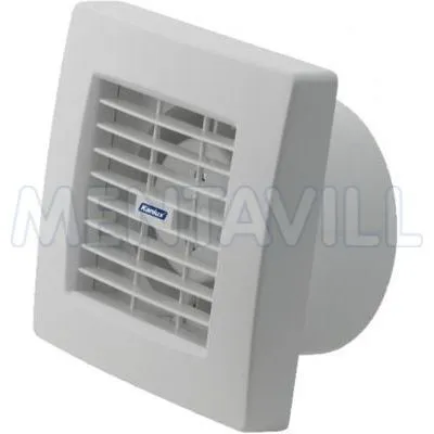 Ventilátor AOL 100T autómata zsalus 230V 19W twister fehér