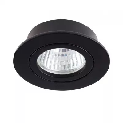 Beép.lpa 12V 50W MR-16 fekete IP20 kerek dalla CT-DTO50-B