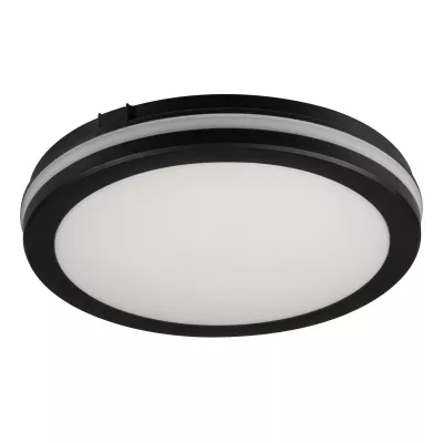 Lámpatest LED mennyezeti 40W 3000-4000-6500K fekete IP65 3800-4050-3900lm