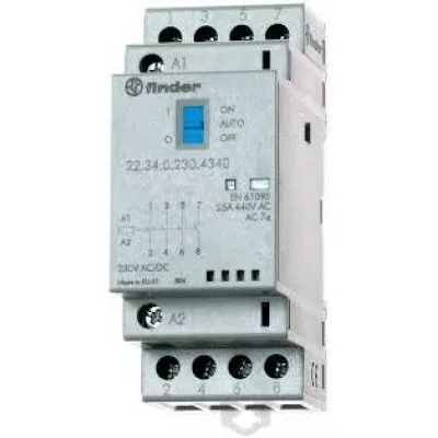 Kontaktor 25A 2Z+2NY 230V AC/DC