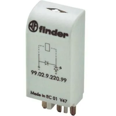 FINDER emc-modul LED+dióda 220V/DC