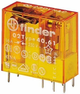 FINDER relé 230V/AC 16/30A 8P 1CO 40618230 helyett is