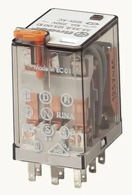 Relé FINDER 24V/AC 10/20A 11P 3CO