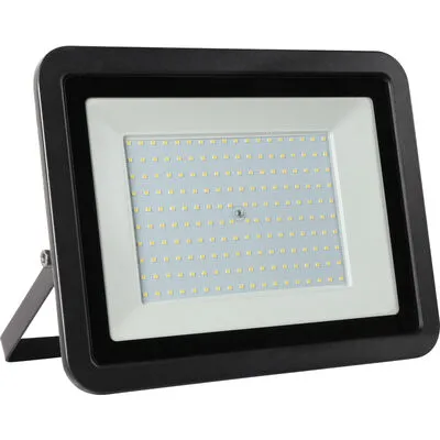 LED fényvető/reflektor 150W 4000K 11000lm fekete, lapos kivitel, előtét nélkül