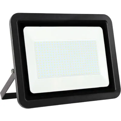 LED fényvető/reflektor 200W 4000K 16000lm fekete, előtét nélkül, lapos kivitel