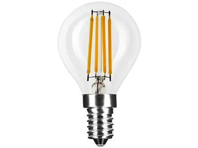 Filament LED gömb E14 4W 3000K