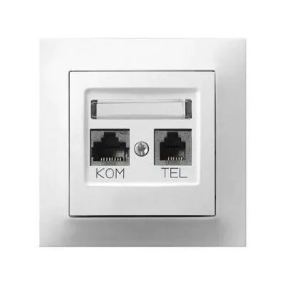 NECTO RJ45 + telefon csatlakozó komplett