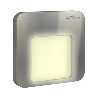 MOZA LED s. 230V acél melegfehér