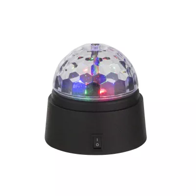 Disco disco gömb 3xLED 0,06W 3V elemes