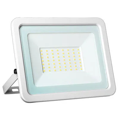 LED fényvető/reflektor 50W 4000K 3700lm fehér, lapos kivitel, előtét nélkül